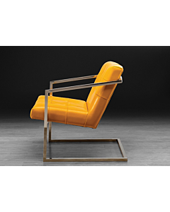Stone International Dafne Modern Leather Accent Chair
