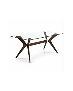 Calligaris Tokyo CS18-FR160 modern table with rectangular top and wooden legs | Made to Order