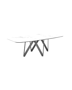 Calligaris Cartesio 4092-FB200 Modern table with elliptical top | Made to Order