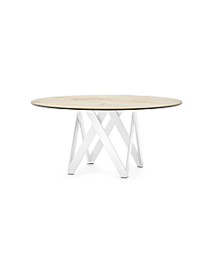 Calligaris Cartesio 4092-FD140 Modern Table with a non-extending round top | Quick Ship