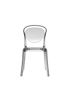 Calligaris Parisienne Polycarbonate Stackable Chair Suitable For Outdoor Use | Made to Order