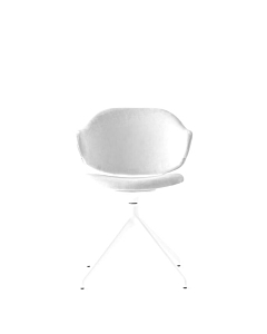 Calligaris Holly upholstered 360° swivel armchair | Made to Order