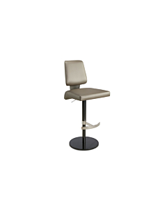 Elite Modern Magnum Swivel Bar Stool with Upholstered Back