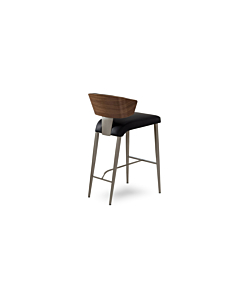 Elite Modern Costa Bar Stool with Wood Back