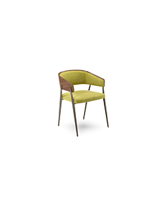 Elite Modern Aria Dining Chair with Wood Back