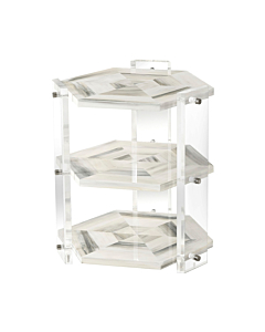 Theodore Alexander Quadrilateral Tiers Side Table