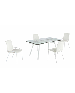 Chintaly Alicia 5-Piece Contemporary  Dining Room Set