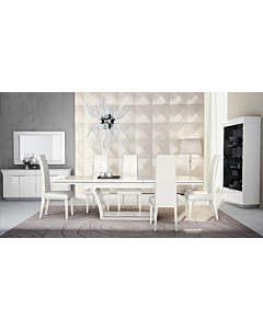 Ariana 8 pc Dining Room Set with Creative Furniture Chairs