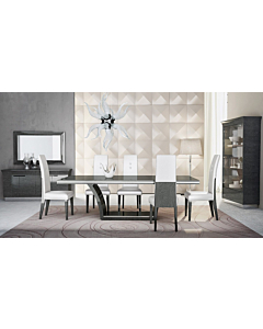 Ariana 8 pc Dining Room Set with ALF Chairs