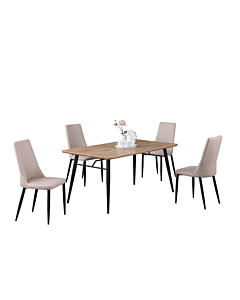 Chintaly 5-Piece Bridget Dining Room Set