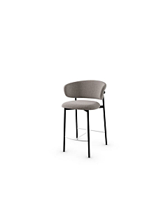 Calligaris Oleandro CS-2032 Padded Stool With Metal Frame | Quick Ship