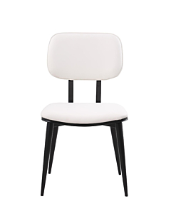 Chintaly Daphne Modern Side Chair, White