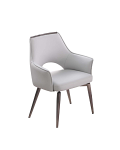 Chintaly Devan Modern Armchair with Memory Swivel