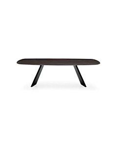 Calligaris Icaro 4115-FS250 modern dining table with elliptical top