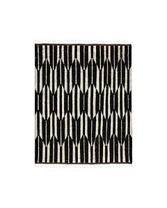Jaipur Living Quest Hand-Knotted Geometric Dark Brown Ivory Area Rug