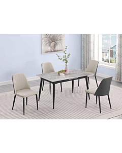 Chintaly Judith 5-Piece Modern Dining Room Set