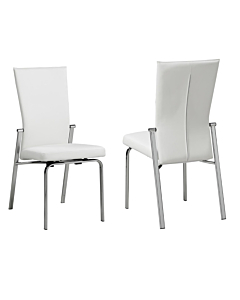 Chintaly Molly Motion Back Side Chair, White, $222.42, Chintaly, White