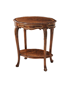 Theodore Alexander Oval Millard Accent Table