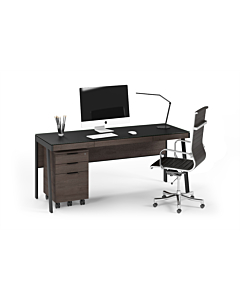 KD002 Modern Office Desk by J&M in White Matte