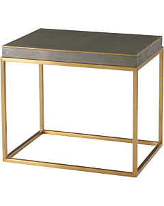 Theodore Alexander Fisher Side Table, Tempest Finish