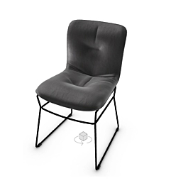 Stylish and Comfortable Calligaris Annie CS1847 Chair with Plush