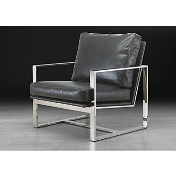 Stone International Febo Modern Leather Accent Chair