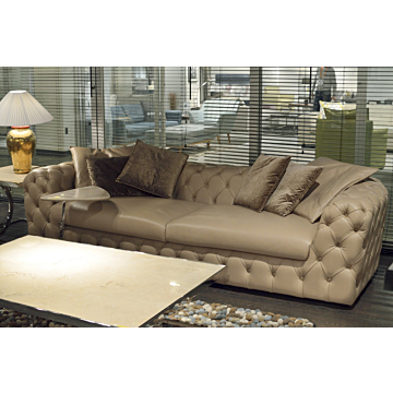 Stone International Boa Maxi Chester Leather Sofa