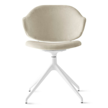 Calligaris Holly CS-2056 Upholstered Armchair with 360° Swivel Frame | Quick Ship