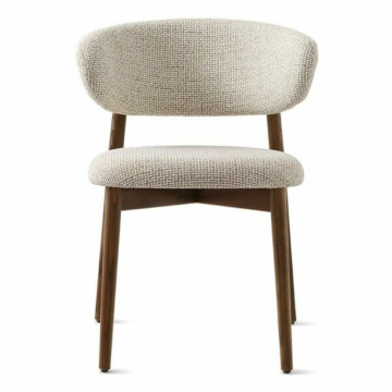 Calligaris Oleandro CS-2034 Upholstered Chair with Wooden Base | Made to Order