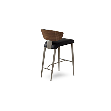 Elite Modern Costa Bar Stool with Wood Back