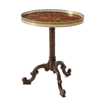 Theodore Alexander Radiating Parquetry Accent Table