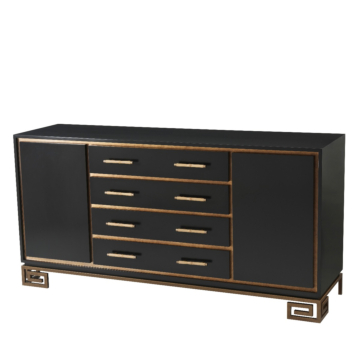 Theodore Alexander Large Inky Fascinate Cabinet