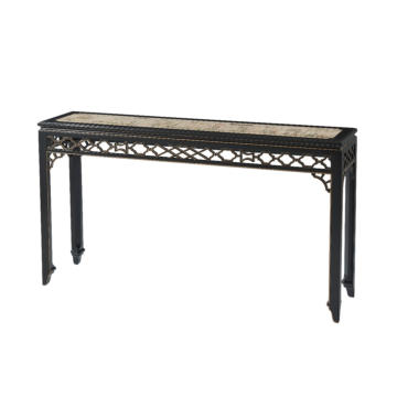 Theodore Alexander Long Hall Chinoiserie Console Table