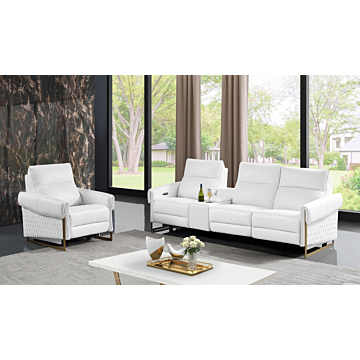 Alice Leather Living Room Set, Sofa and Armchair | Creative Furniture