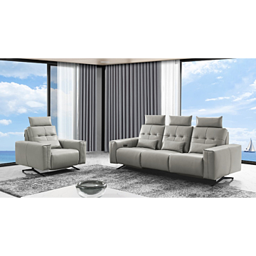 Amalfi Leather Sofa Set | Sofa and Armchair | Creative Furniture