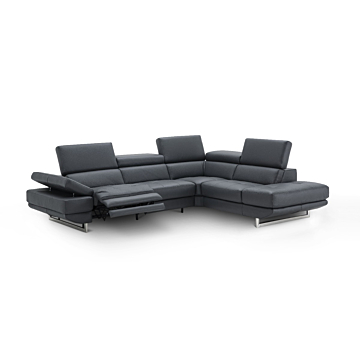 Annalaise Recliner Leather Sectional