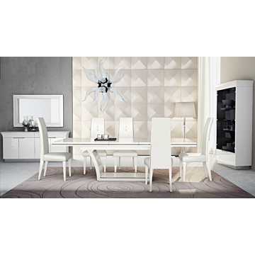 Ariana 8 pc Dining Room Set with Creative Furniture Chairs