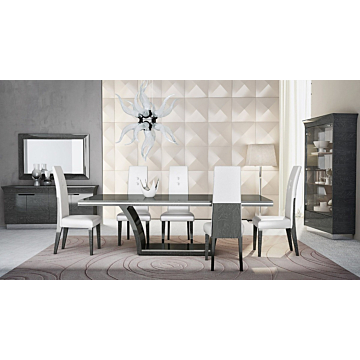 Ariana 8 pc Dining Room Set with ALF Chairs