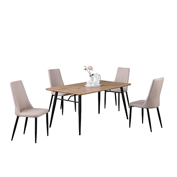 Chintaly 5-Piece Bridget Dining Room Set