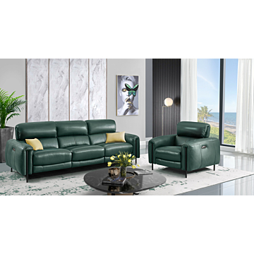 Charm Leather Living Room Set, Sofa and Armchair | Creative Furniture-CR-Klep Leather