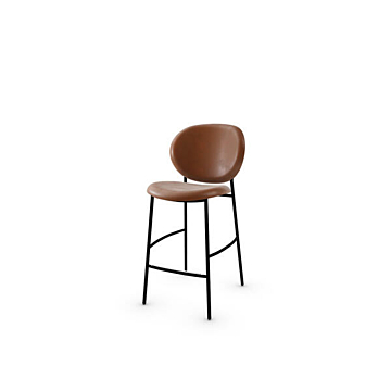 Calligaris Ines CS-2022 modern upholstered counter stool with metal frame | Made to Order