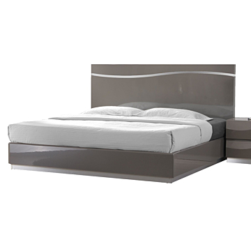 Chintaly Delhi Bed King, $891.66, Chintaly, Gray