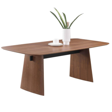 Chintaly EDEN-ROSARIO Modern Dining Set with All-wood Table & Solid Wood Chairs