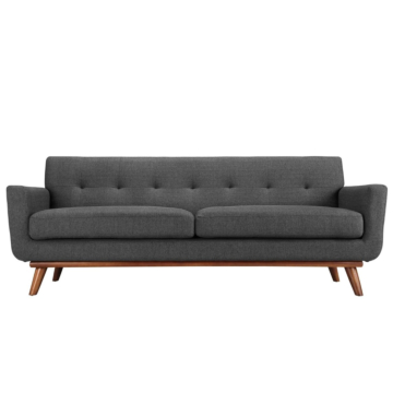 Modway Engage Upholstered Fabric Sofa-Gray