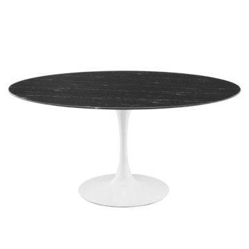 Modway Lippa 60" Artificial Marble Dining Table 