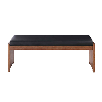 Chintaly Upholstered Bench with Solid Wood Frame