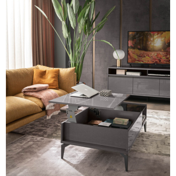 Graphite Rectangular Coffee Table with Lift Top | Delivery lead time 20 Weeks