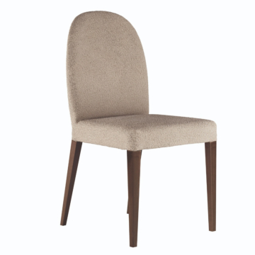 Hebe Modern Side Chair, Fabric Upholstered by ALF Uno - Italian Designer Seating