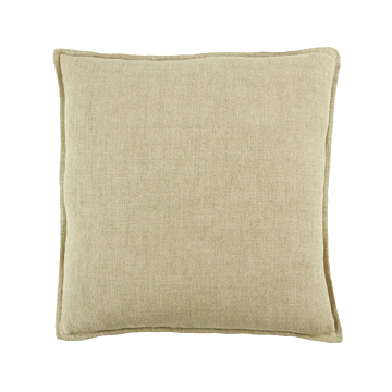 Jaipur Living Blanche Solid Down Pillow 20 inch-Light Beige