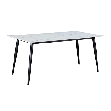 Chintaly Mary Contemporary Dining Table with Sintered Stone Top